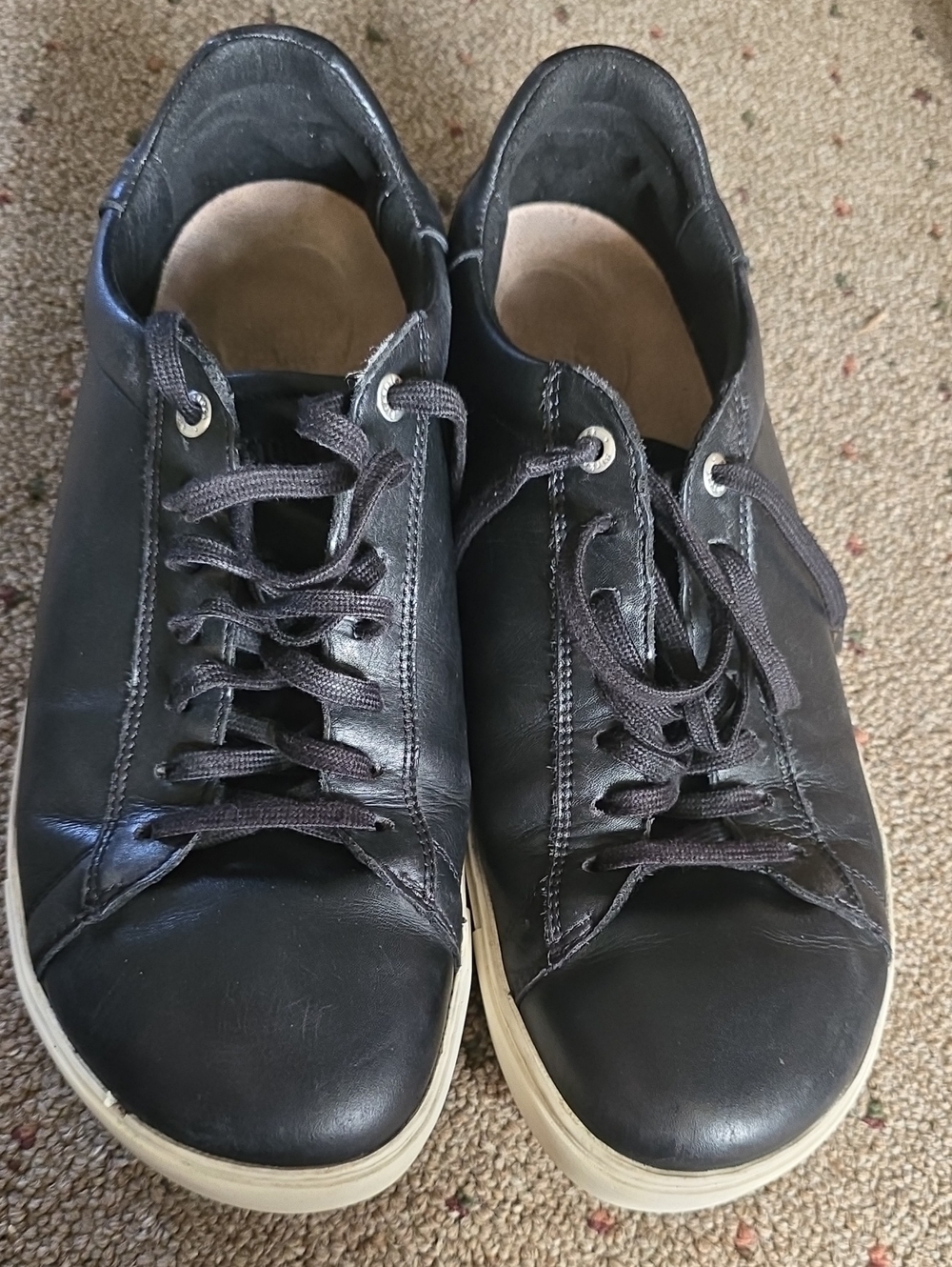 Birkenstock Bend Low Black Leather Sneakers